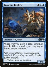 Magic: The Gathering - Core Set 2021 - Tolarian Kraken - Uncommon/080 Lightly Played