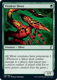 Magic: The Gathering - Time Spiral: Remastered - Virulent Sliver Common/246 Lightly Played