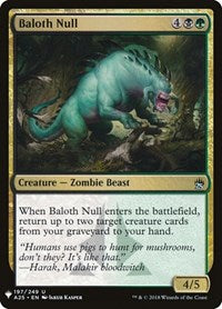 Magic: The Gathering Single - The List - Baloth Null - Uncommon/197 Lightly Played