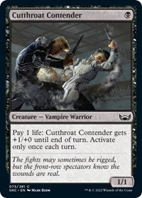 Magic: The Gathering - Streets of New Capenna - Cutthroat Contender (Foil) - Common/073 Lightly Played