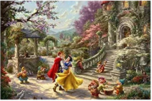 Thomas Kinkade The Disney Collection Snow White Sunlight Jigsaw Puzzle, 750 Pieces