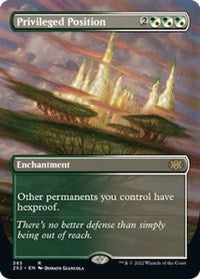 Magic: The Gathering Single - Double Masters 2022 - Privileged Position (Borderless) - Rare/385 Lightly Played