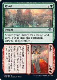 Magic: The Gathering - Modern Horizons 2 - Road // Ruin Foil Uncommon/212 Lightly Played