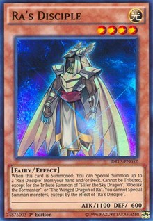 Yugioh / Yu-Gi-Oh! Single - Dragons of Legend: Unleashed - Ra's Disciple (1st Edition) - Ultra Rare/DRL3-EN052 Lightly Played