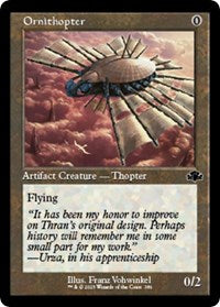 Magic: The Gathering Single - Dominaria Remastered - Ornithopter (Retro Frame) - FOIL Common/386 Lightly Played