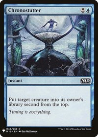 Magic: The Gathering - The List - Magic 2015 - Chronostutter - Common/048 Lightly Played