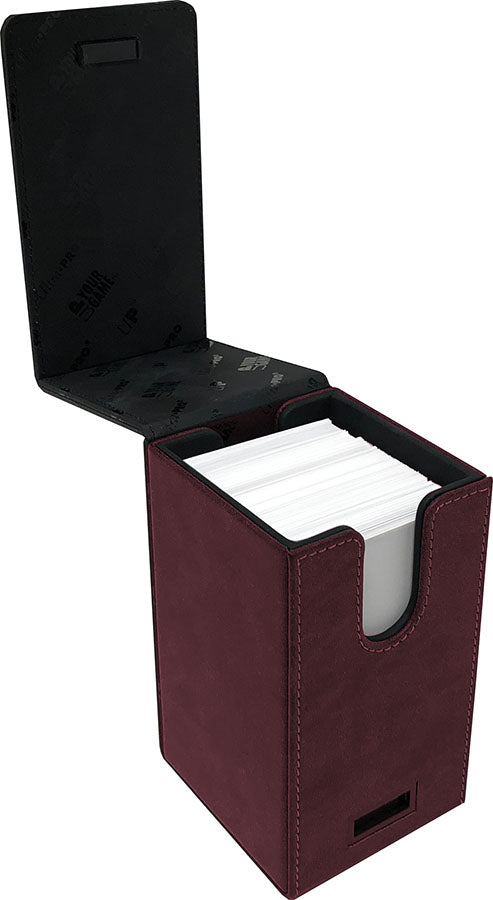 Alcove Tower Deck Box: Suede Collection - Ruby