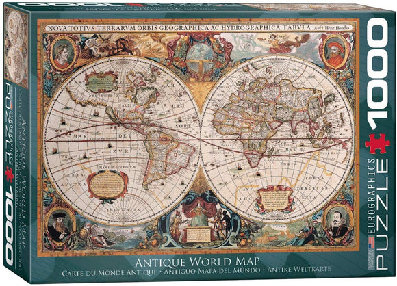 Antique World Map Puzzle (1000-Piece)