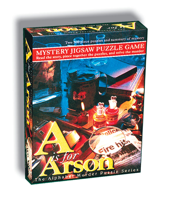 Mystery Jigsaw Puzzle Game Jigsaw Puzzle – A is for Arson -500 Piece Puzzle