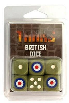 Tanks: British Dice Set (6)