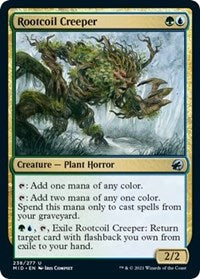 Magic: The Gathering Single - Innistrad: Midnight Hunt - Rootcoil Creeper - Uncommon/238 Lightly Played