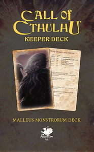 Call of Cthulhu RPG:  7th The Malleus Monstrorum Keeper Deck