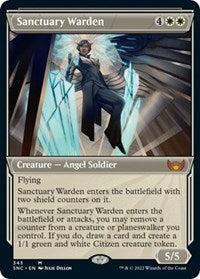Magic: The Gathering Single - Streets of New Capenna - Sanctuary Warden (Showcase) Mythic/343 Lightly Played