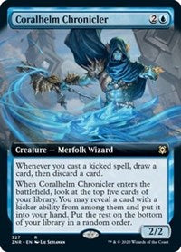 Magic: The Gathering Single - Zendikar Rising - Coralhelm Chronicler Rare/327 Lightly Played