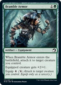 Magic: The Gathering Single - Innistrad: Midnight Hunt - Bramble Armor (Foil) - Common/171 Lightly Played