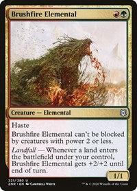 Magic: The Gathering Single - Zendikar Rising - Brushfire Elemental Uncommon/221 Lightly Played