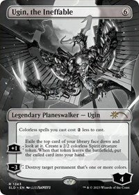 Magic: The Gathering Single - Secret Lair Drop Series - Ugin, the Ineffable (Borderless) - FOIL Mythice/1243 Lightly Played