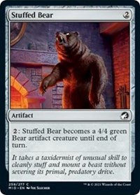 Magic: The Gathering Single - Innistrad: Midnight Hunt - Stuffed Bear (Foil) - Common/259 Lightly Played