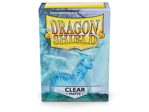 Dragon Shields: (100) Matte Clear Standard Sleeves