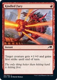 Magic: The Gathering Single - Kamigawa: Neon Dynasty - Kindled Fury FOIL Common/151 Lightly Played