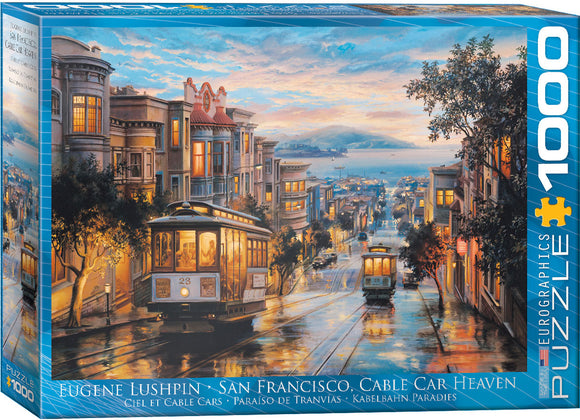 EuroGraphics San Francisco, Cable Car Heaven by Eugene Lushpin 1000-Piece Puzzle