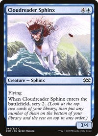 Magic: The Gathering Single - Double Masters - Cloudreader Sphinx - Common/045 Lightly Played