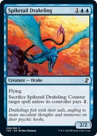 Magic: The Gathering - Time Spiral: Remastered - Spiketail Drakeling Common/089 Lightly Played