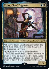 Magic: The Gathering - Unfinity - Truss, Chief Engineer (Galaxy Foil) - Rare/467 Lightly Played