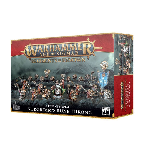 Warhammer Age of Sigmar: Regiments of Renown: Norgrimm's Rune Throng