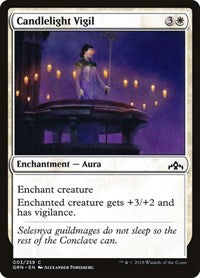 Magic: The Gathering - Guilds of Ravnica - Candlelight Vigil FOIL Common/112 Lightly Played