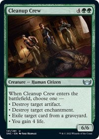 Magic: The Gathering Single - Streets of New Capenna - Cleanup Crew - Common/141 Lightly Played