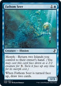 Magic: The Gathering - Time Spiral: Remastered - Fathom Seer Common/068 Lightly Played