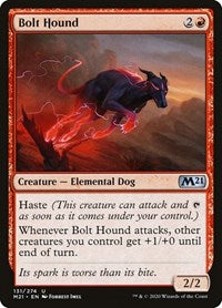 Magic: The Gathering - Core Set 2021 - Bolt Hound - Uncommon/131 Lightly Played