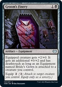 Magic: The Gathering - Innistrad: Crimson Vow - Groom's Finery Uncommon/117 Lightly Played