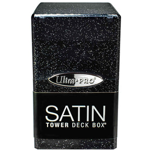 ULTRA PRO: SATIN TOWER: GLITTER BLACK