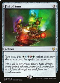 Magic: The Gathering -Commander 2017 - Fist of Suns Rare/211 Lightly Played