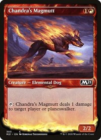 Magic: The Gathering - Core Set 2021-Chandra's Magmutt (Showcase) Common/303 Lightly Played