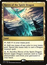 Magic: The Gathering - Commander 2017 - Haven of the Spirit Dragon Rare/255 Lightly Played