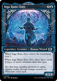 Magic: The Gathering Single - March of the Machine: Multiverse Legends - Inga Rune-Eyes (Halo Foil) - Uncommon/0140 - Lightly Played