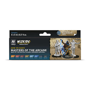 Wizkids Paints Set: Masters of the Arcane (8 colors), 8ml.