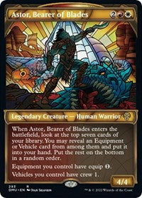 Magic: The Gathering Single - Dominaria United - Astor, Bearer of Blades (Showcase) - FOIL Rare/293 Lightly Played