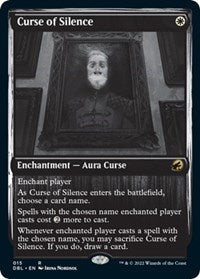 Magic: The Gathering - Innistrad: Double Feature - Curse of Silence (Foil) - Rare/015 Lightly Played