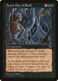 Magic: The Gathering Single - Tempest - Death Pits of Rath - Common/NA Lightly Played