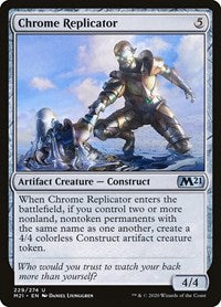 Magic: The Gathering - Core Set 2021 - Chrome Replicator (Foil) - Uncommon/229 Lightly Played