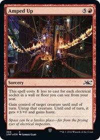 Magic: The Gathering - Unfinity - Amped Up (Galaxy Foil) - Common/384 Lightly Played