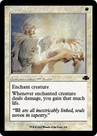 Magic: The Gathering Single - Dominaria Remastered - Spirit Link (Retro Frame) (Foil) - Common/274 Lightly Played