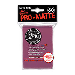 Pro-Matte Deck Protectors Pack: Blackberry 50ct