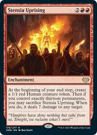 Magic: The Gathering - Innistrad: Crimson Vow - Stensia Uprising Rare/178 Lightly Played