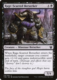 Magic: The Gathering - Theros Beyond Death - Rage-Scarred Berserker FOIL Common/113 Lightly Played