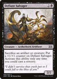 Magic: The Gathering Single - Double Masters - Defiant Salvager (Foil) - Common/083 Lightly Played